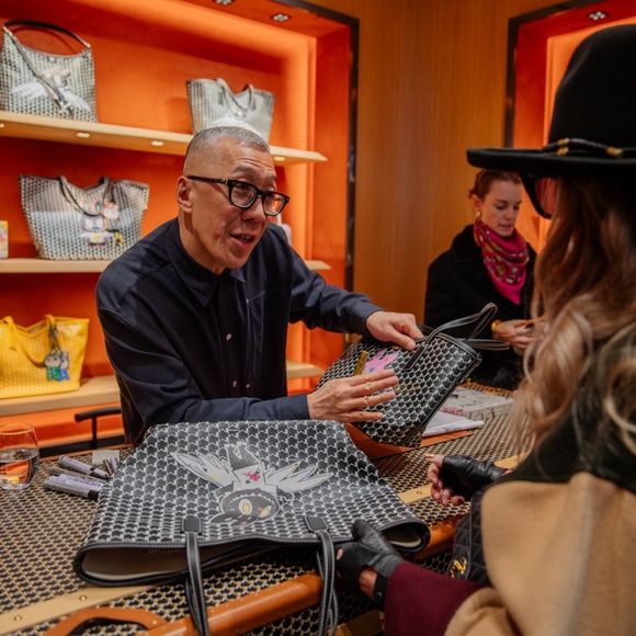 SIGNED BY ARTIST MOYNAT x KASING LUNG Collection M Tote Bag NEW Limited Edition - Picture 16 of 17